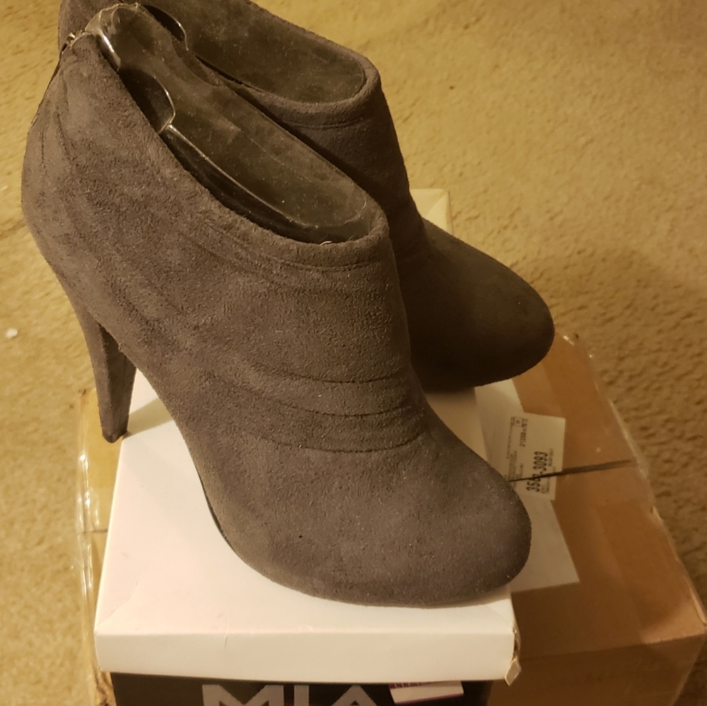 Suede Booties